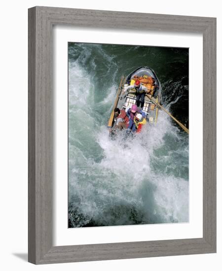 Bio Bio River Rafters, Chile-Lee Kopfler-Framed Photographic Print