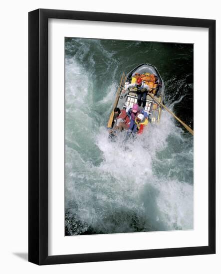 Bio Bio River Rafters, Chile-Lee Kopfler-Framed Photographic Print