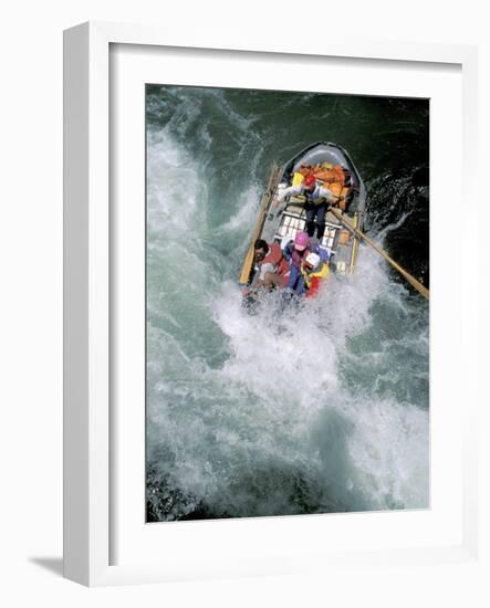 Bio Bio River Rafters, Chile-Lee Kopfler-Framed Photographic Print