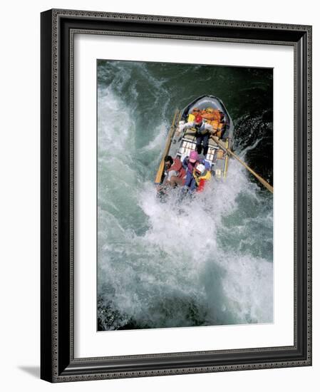 Bio Bio River Rafters, Chile-Lee Kopfler-Framed Photographic Print