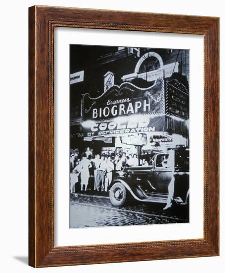 Biograph Cinema Theatre, Chicago, 1934-null-Framed Giclee Print