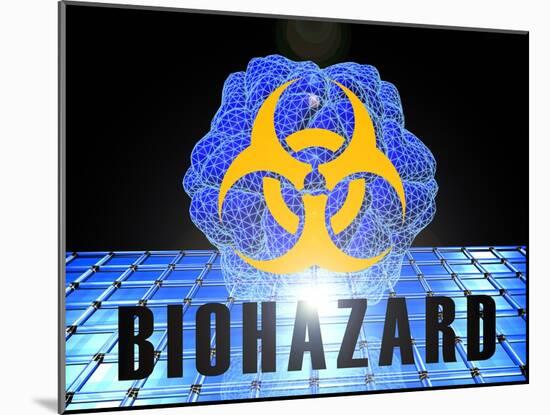 Biohazard, Conceptual Artwork-Laguna Design-Mounted Photographic Print