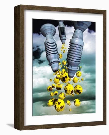 Biological Warfare-Victor Habbick-Framed Photographic Print