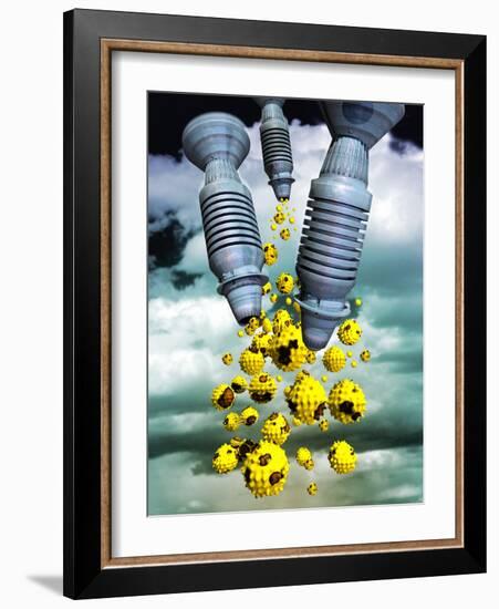 Biological Warfare-Victor Habbick-Framed Photographic Print