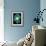 Bioluminescent Enzyme Molecule-Laguna Design-Framed Photographic Print displayed on a wall