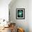 Bioluminescent Enzyme Molecule-Laguna Design-Framed Photographic Print displayed on a wall