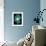 Bioluminescent Enzyme Molecule-Laguna Design-Framed Photographic Print displayed on a wall