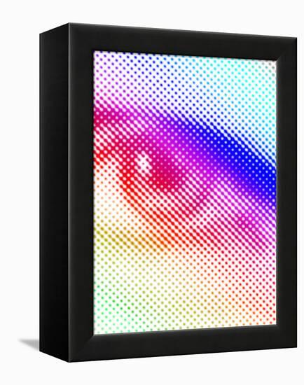 Biometric Eye Scan-Victor Habbick-Framed Premier Image Canvas