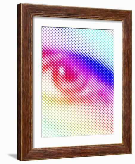 Biometric Eye Scan-Victor Habbick-Framed Photographic Print