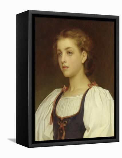 Biondina-Frederick Leighton-Framed Premier Image Canvas