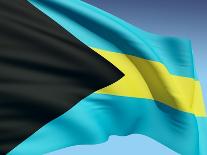 Bahamian Flag-bioraven-Art Print