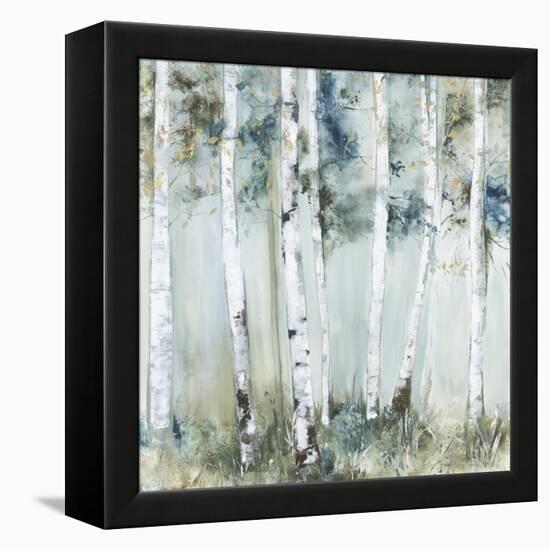 Birch Blue Forest-Allison Pearce-Framed Stretched Canvas