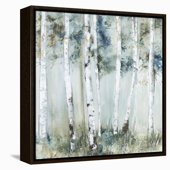 Birch Blue Forest-Allison Pearce-Framed Stretched Canvas