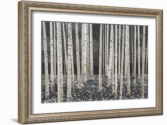 Birch Forest - Dusk-Midori Greyson-Framed Giclee Print