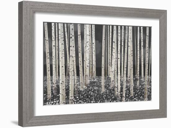 Birch Forest - Dusk-Midori Greyson-Framed Giclee Print