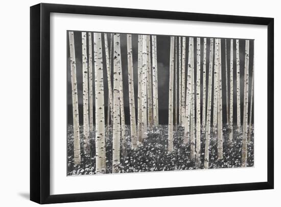 Birch Forest - Dusk-Midori Greyson-Framed Giclee Print