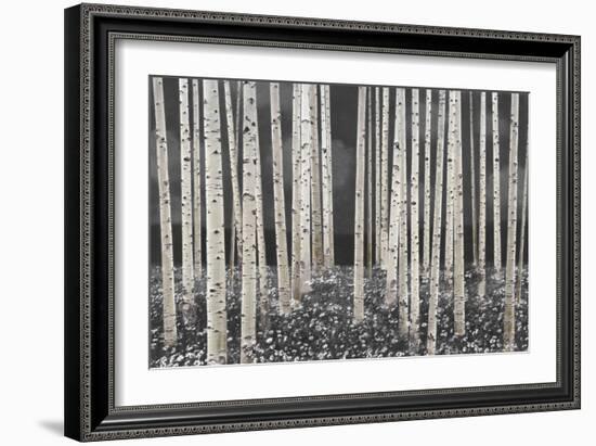 Birch Forest - Dusk-Midori Greyson-Framed Giclee Print