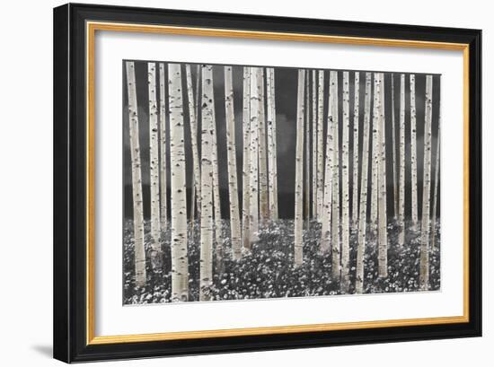 Birch Forest - Dusk-Midori Greyson-Framed Giclee Print