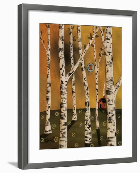 Birch Grove 1-Karla Gerard-Framed Giclee Print