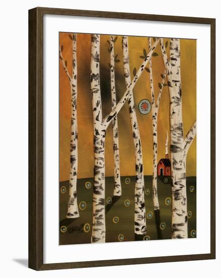 Birch Grove 1-Karla Gerard-Framed Giclee Print