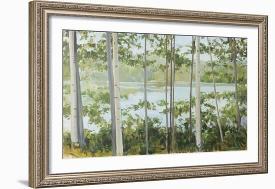 Birch Lake-Elissa Gore-Framed Art Print