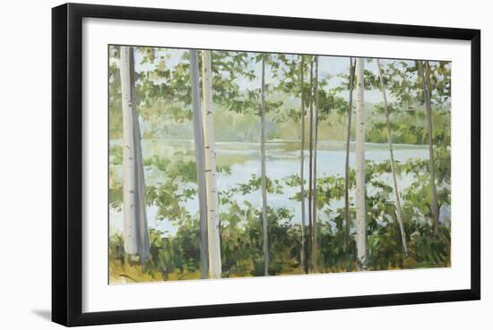 Birch Lake-Elissa Gore-Framed Art Print