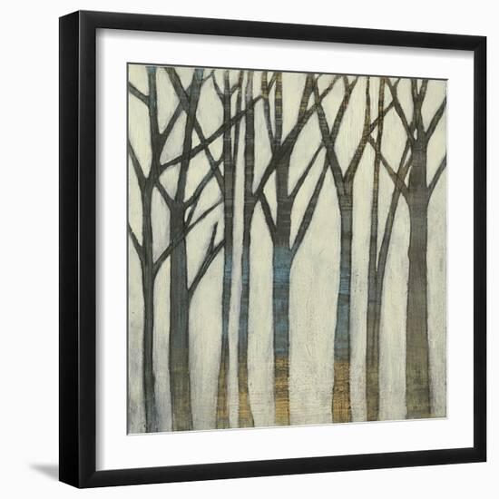 Birch Line I-Jennifer Goldberger-Framed Art Print