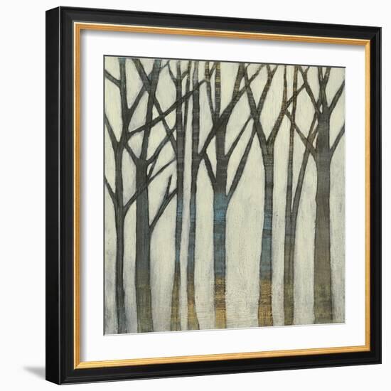 Birch Line I-Jennifer Goldberger-Framed Art Print