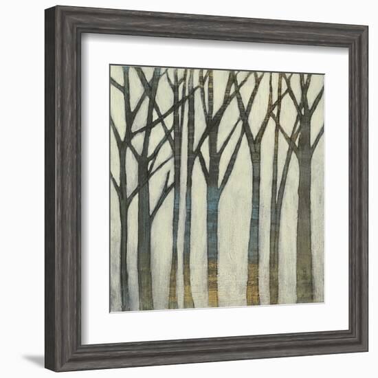 Birch Line I-Jennifer Goldberger-Framed Art Print