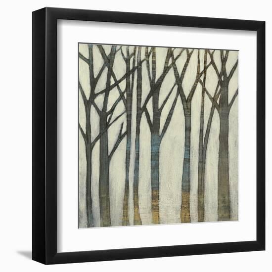 Birch Line I-Jennifer Goldberger-Framed Art Print