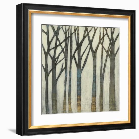 Birch Line I-Jennifer Goldberger-Framed Art Print