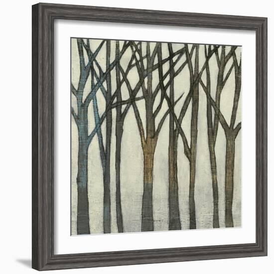 Birch Line II-Jennifer Goldberger-Framed Art Print