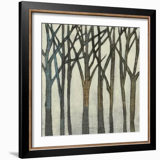 Birch Line II-Jennifer Goldberger-Framed Art Print