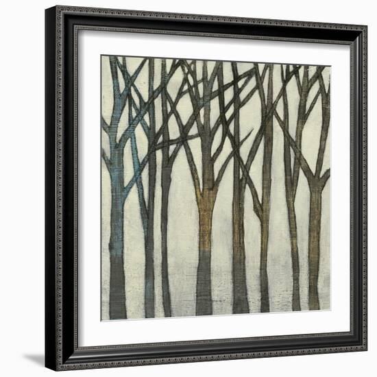 Birch Line II-Jennifer Goldberger-Framed Art Print