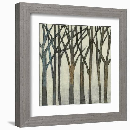 Birch Line II-Jennifer Goldberger-Framed Art Print