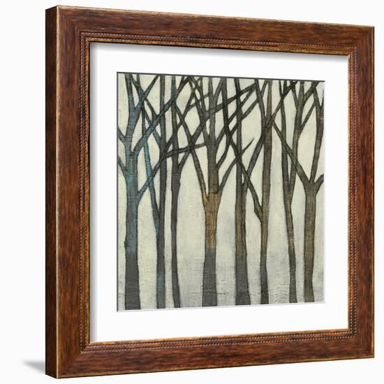 Birch Line II-Jennifer Goldberger-Framed Art Print