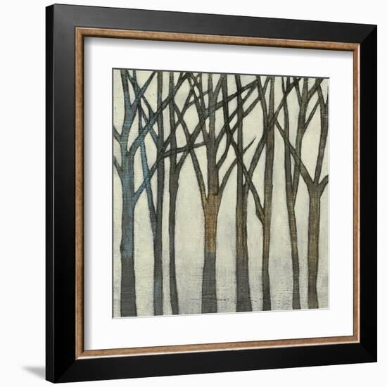 Birch Line II-Jennifer Goldberger-Framed Art Print