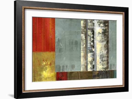 Birch Patchwork-Sloane Addison  -Framed Art Print