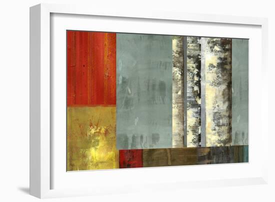 Birch Patchwork-Sloane Addison  -Framed Art Print