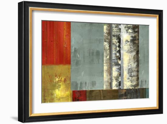 Birch Patchwork-Sloane Addison  -Framed Art Print