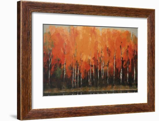 Birch Shoreline-Peter Colbert-Framed Giclee Print