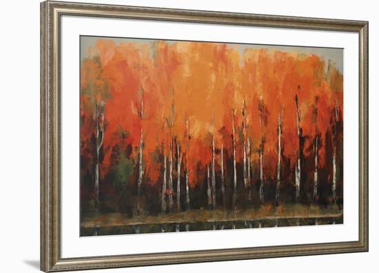 Birch Shoreline-Peter Colbert-Framed Giclee Print