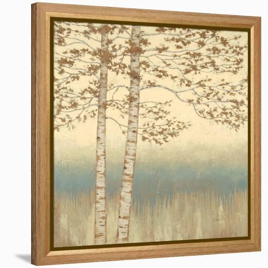 Birch Silhouette 1-James Wiens-Framed Stretched Canvas