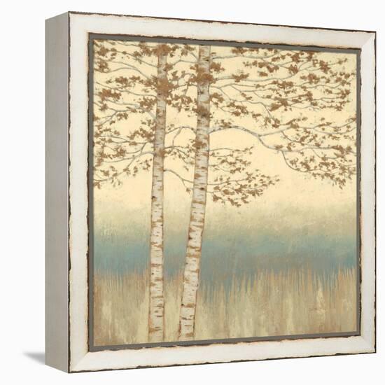 Birch Silhouette 1-James Wiens-Framed Stretched Canvas