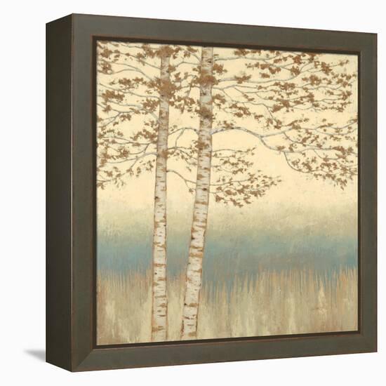 Birch Silhouette 1-James Wiens-Framed Stretched Canvas