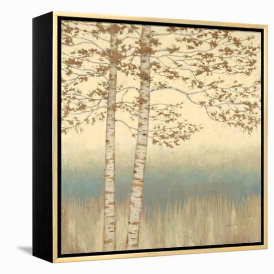 Birch Silhouette 1-James Wiens-Framed Stretched Canvas