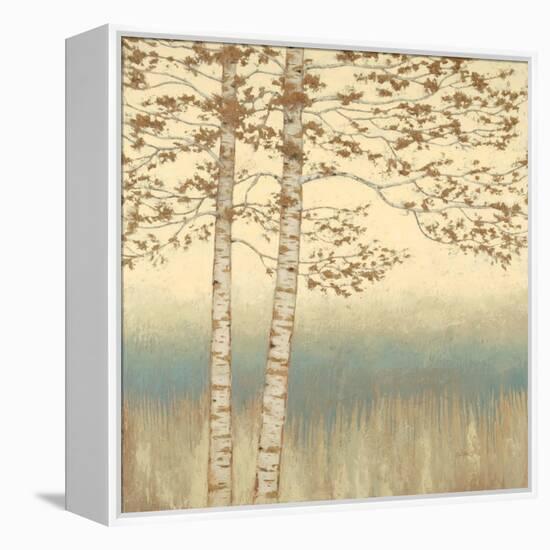 Birch Silhouette 1-James Wiens-Framed Stretched Canvas