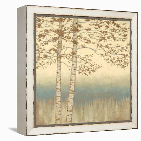 Birch Silhouette 1-James Wiens-Framed Stretched Canvas