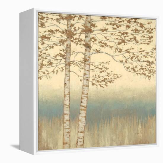 Birch Silhouette 1-James Wiens-Framed Stretched Canvas