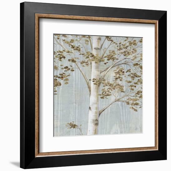 Birch Study II-Daphné B-Framed Art Print